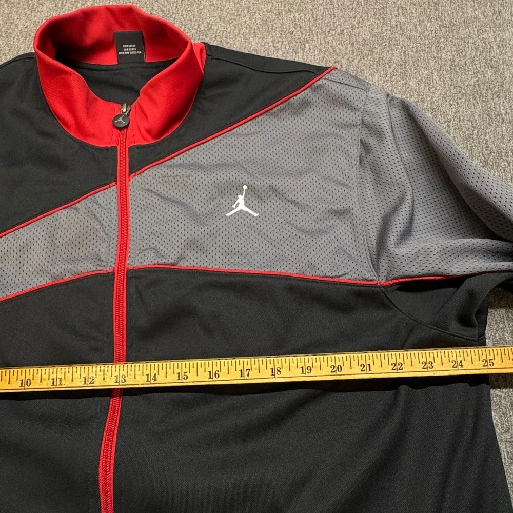 VTG Nike Air Jordan 20th Anniversary Track Jacket Full Zip Mens XL Basketball